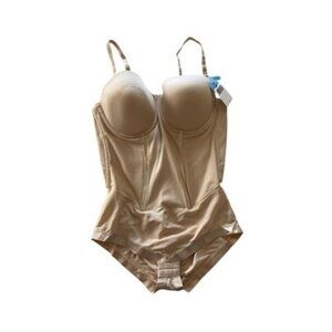 Maidenform Women's 40C Flexees Easy-up Convertible Firm Control Bodysuit FL1256